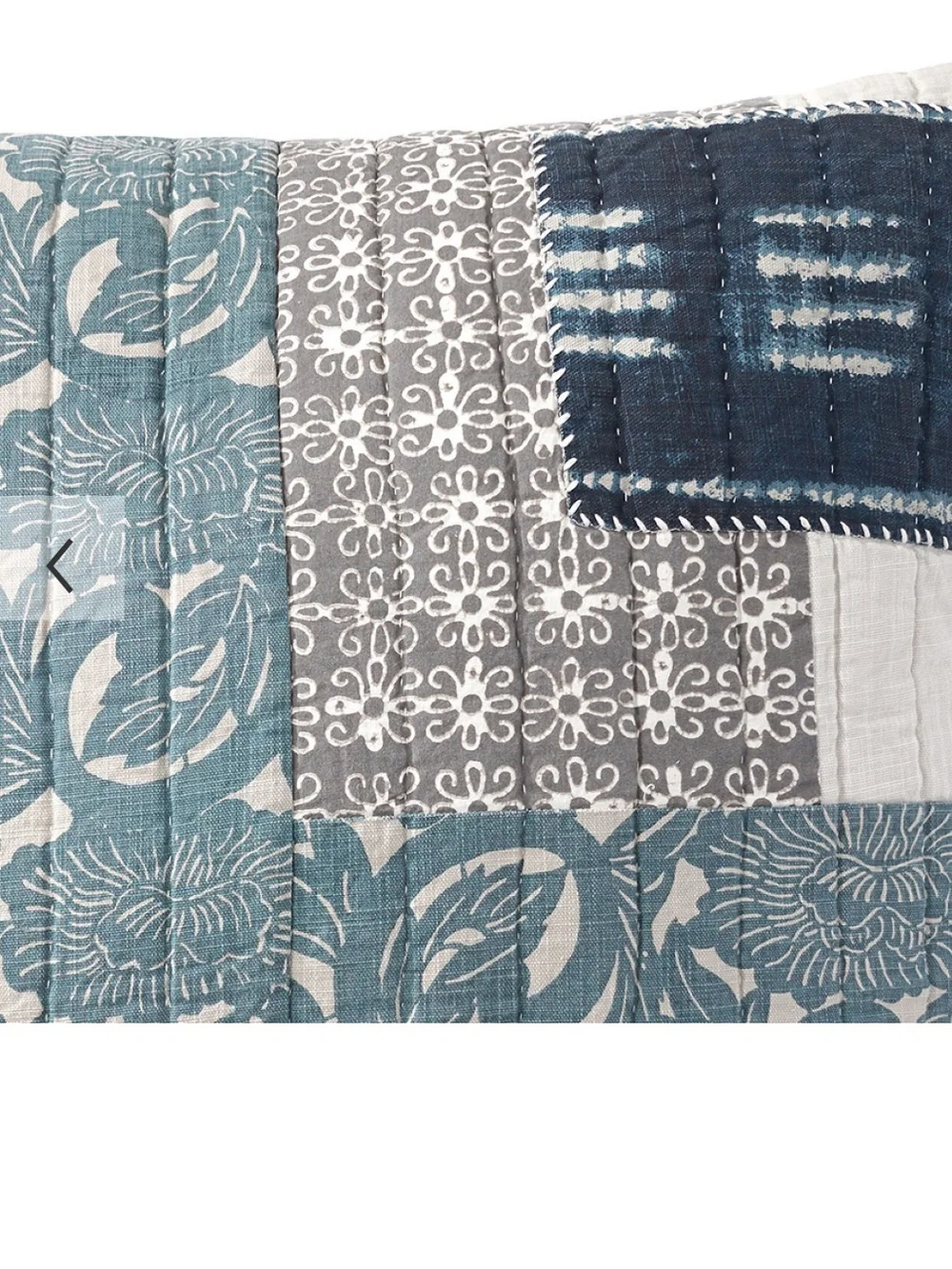 Pottery Barn |  Malibu Patchwork   pillow Size Cover 24”